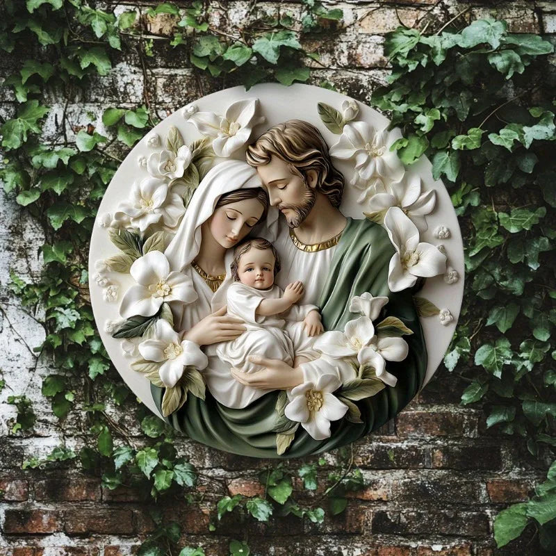 Holy Family in White Bloom