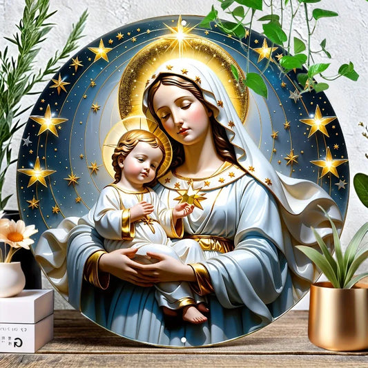 Virgin Mary and Jesus Décor