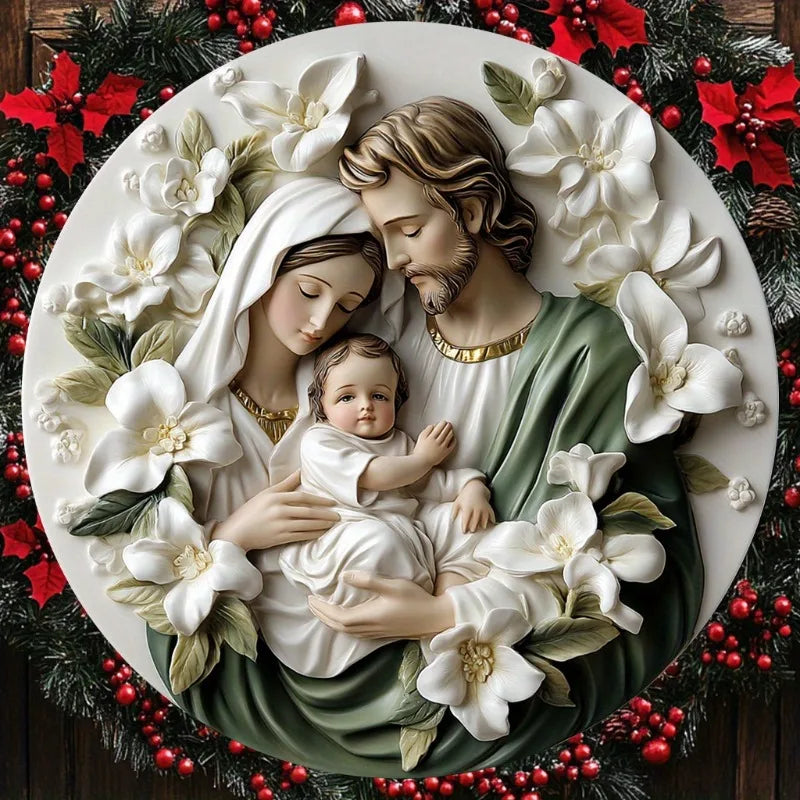Holy Family in White Bloom